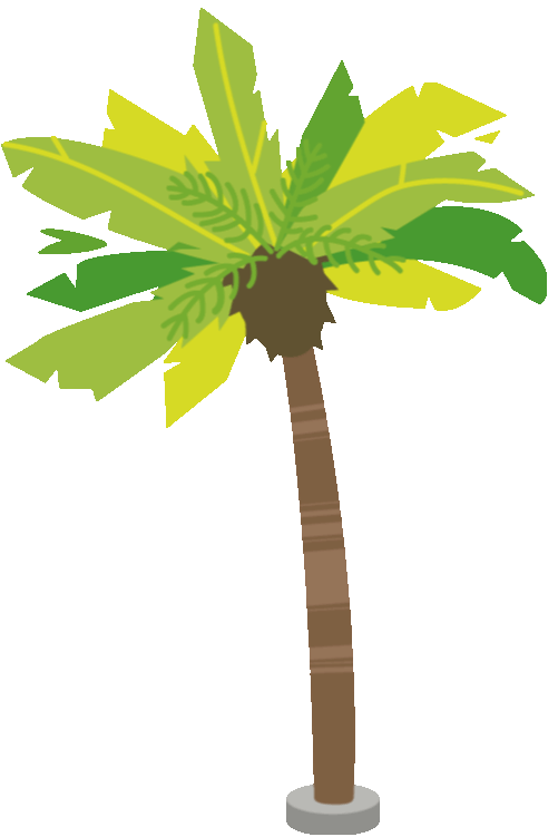 alexander-krogsager-curbpalmgif Illustrator palm tree, animated in Dragonbones.gif